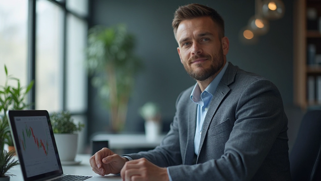 Фото трейдера с разработкой системы автоматизированной торговли