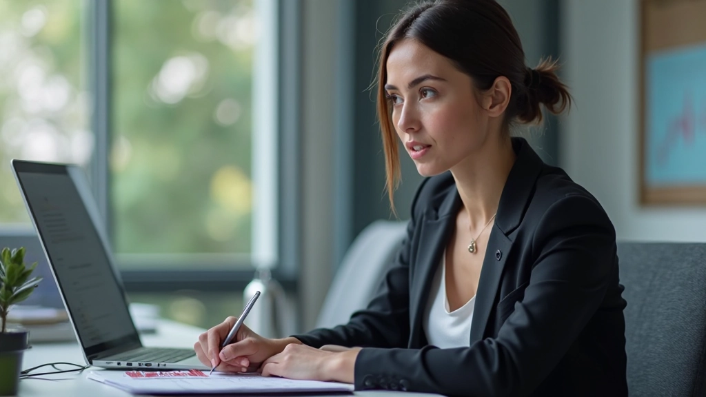 Успешный трейдер демонстрирует уверенность и сосредоточенность, смотря на аналитические данные