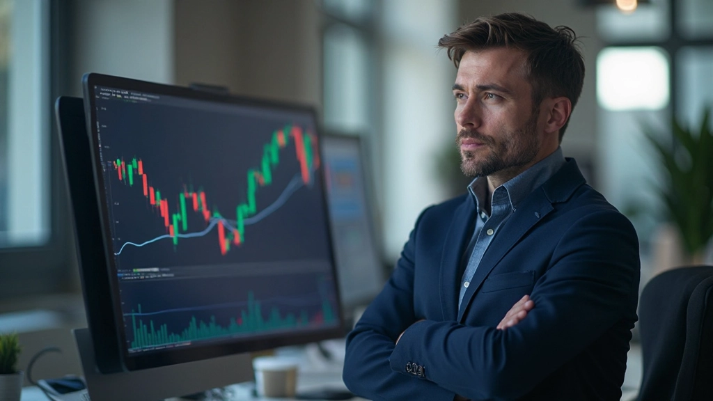 График с дивергенцией между ценой и MACD индикатором