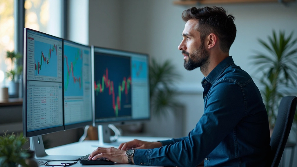 Панель управления торговой платформы с инструментами анализа риска