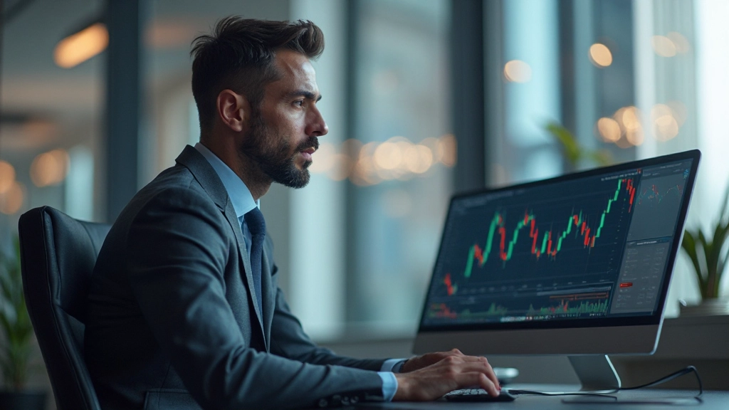 Фото форекс трейдера с валютными парами на экране