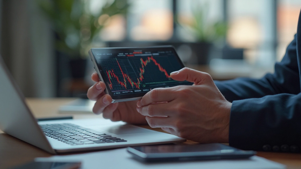 Различные мобильные устройства с приложениями для торговли