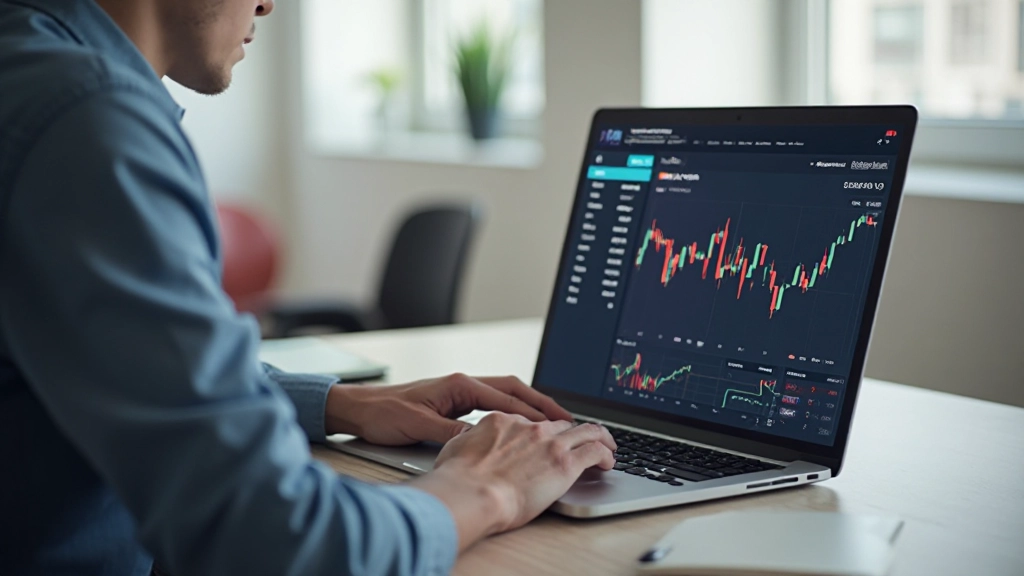 Экран компьютера показывает интерфейс инвестиционной платформы для управления распределением активов