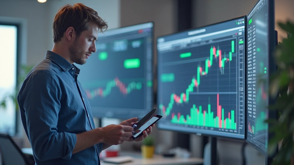 Различные финансовые приложения на экранах мобильных устройств