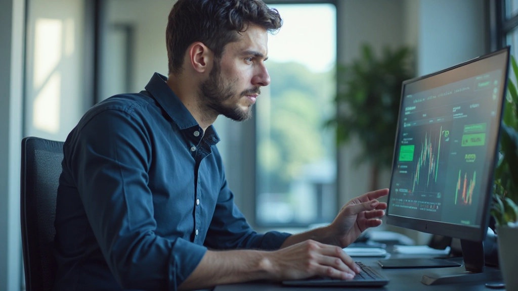 Фото трейдера, работающего с сигналами MACD на графиках