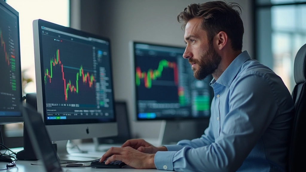 График показывающий применение индекса относительной силы на торговом терминале